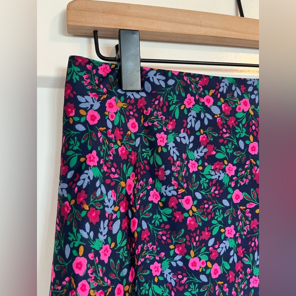 J.Crew Mini Bias-Cut Floral Slip Skirt Satin A-Line 90s French Girl - Picture 2 of 8